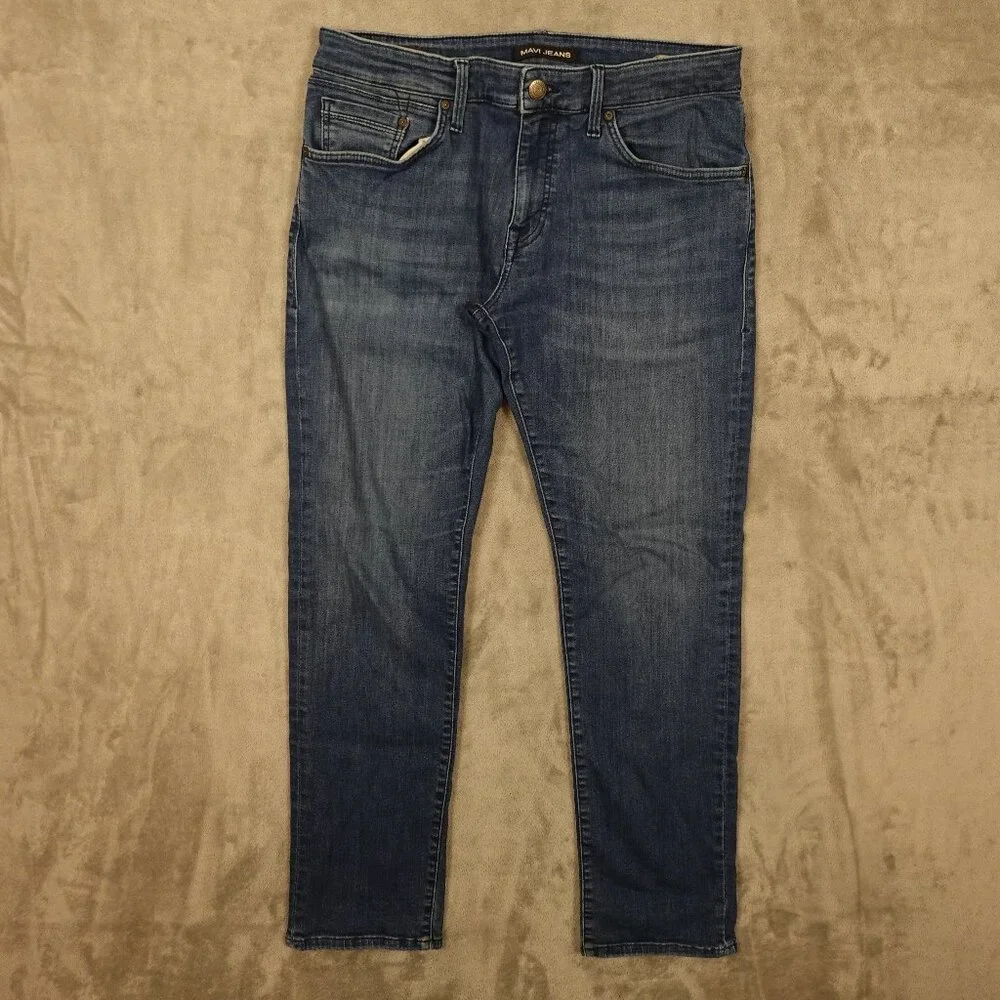 Mavi jeans Marcus slim straight leg men's 32x32 blue denim‎